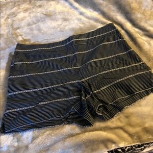 Navy and white shorts